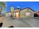 Charming single Gathering home with a quaint front yard and covered entrance at 4055 Planetary Ln, Las Vegas, NV 89115