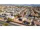 Aerial shot showcases organized neighborhood and the expansive backyard, full of potential! at 4141 Coburn St, North Las Vegas, NV 89032