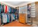 Organized walk-in closet with custom shelving and built-in storage solutions at 4258 E Twain Ave, Las Vegas, NV 89121