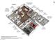 3D floor plan offering a detailed look at the home's layout and design, with furniture and appliances at 7763 Brisk Ocean Ave, Las Vegas, NV 89178