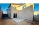 Small backyard area offering room for outdoor entertaining at 7985 Flower Seeds St, Las Vegas, NV 89139
