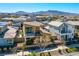 Aerial view of homes showing architectural details and surrounding neighborhood at 1091 E Sunset Rd, Henderson, NV 89011