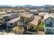 Aerial view of homes showing architectural details and surrounding neighborhood at 1091 E Sunset Rd, Henderson, NV 89011