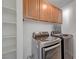 Laundry room featuring new washer and dryer at 1163 Tumbling River Ave, Henderson, NV 89052