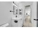 Bathroom with sleek vanity and modern fixtures at 1905 Joella St, Las Vegas, NV 89108