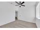 Bedroom with carpet and ceiling fan at 1905 Joella St, Las Vegas, NV 89108