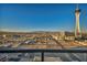 Breathtaking balcony view featuring the iconic Stratosphere Tower and panoramic city skyline at 200 W Sahara Ave # 1711, Las Vegas, NV 89102