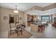 Inviting dining area adjacent to the kitchen and living room, perfect for hosting gatherings at 200 W Sahara Ave # 1711, Las Vegas, NV 89102