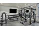 Well-equipped fitness center with weights, machines, and mirrored walls at 200 W Sahara Ave # 1711, Las Vegas, NV 89102