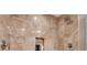 Marble tiled shower boasts rainfall shower head and convenient built-in niche at 2000 N Fashion Show Dr # 5326, Las Vegas, NV 89109