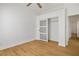 Bedroom with closet and ceiling fan at 2265 Lauren Dr, Las Vegas, NV 89134
