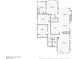 Detailed floor plan showcasing the layout of a home, including bedroom, bathroom, kitchen, and living areas at 2597 Belgreen St, Las Vegas, NV 89135