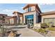 Community center entrance, showcasing desert landscaping and a serene spot to sit outside at 2921 Hayden Creek Ter, Henderson, NV 89052