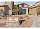 Community center fitness and activities center, showcasing desert landscaping and a serene spot to sit outside at 2921 Hayden Creek Ter, Henderson, NV 89052