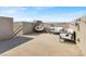 Inviting rooftop patio featuring a comfortable seating arrangement, perfect for lounging outdoors at 382 Gracious Way, Henderson, NV 89011