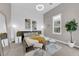 Bright bedroom featuring contemporary design elements, neutral walls, and large mirror at 41 Via Verso Lago, Henderson, NV 89011