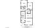 Floor plan outlining the bedrooms, bathrooms, and office space located on the third floor at 41 Via Verso Lago, Henderson, NV 89011