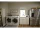 Well-equipped laundry area with modern appliances and ample counter space at 7444 Grassy Field Ct, Las Vegas, NV 89131