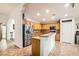 Well-lit kitchen with stainless steel appliances and ample counter space at 9071 Ravenhurst St, Las Vegas, NV 89123