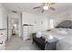 Serene main bedroom with neutral tones, a comfortable bed, and tasteful decor for a restful retreat at 10052 Silver Comet Ct, Las Vegas, NV 89178