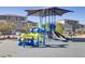 Outdoor community playground with interactive features and colorful slides at 1103 Tektite Ave, Henderson, NV 89011