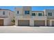 Modern two-story home with a two-car garage at 1479 Melodic Lark Dr, Las Vegas, NV 89138