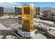 The golden Trump Tower stands tall amid Las Vegas casinos, offering city views at 2000 N Fashion Show Dr # 2021, Las Vegas, NV 89109