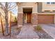 Welcoming front entrance with stone pillars and a beautifully paved walkway leading to the front door at 2149 Morro Vista Dr, Las Vegas, NV 89135