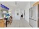 A breakfast nook area features stainless steel refrigerator and view of other rooms at 2201 Tiger Links Dr, Henderson, NV 89012