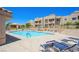 Enjoy the large community pool and lounge area, perfect for relaxation and socializing at 2240 Highpointe Dr # 201, Laughlin, NV 89029