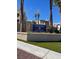 Close-up of the Colorado Bay Club sign and desert landscaping at 2240 Highpointe Dr # 201, Laughlin, NV 89029