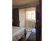 Bedroom with balcony access and view at 270 E Flamingo Rd # 433, Las Vegas, NV 89169