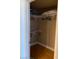 Walk-in closet with wood floors and plenty of hanging storage space at 270 E Flamingo Rd # 433, Las Vegas, NV 89169