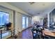 Finished basement featuring tile flooring, white walls, and recessed lighting at 6202 La Palma Pkwy, Las Vegas, NV 89118