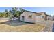 View of a backyard with a covered patio at 7176 Southpark Ct, Las Vegas, NV 89147