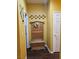 Entry hall with wooden decorations, and a door leading to another room at 7186 Cressida Ct, Las Vegas, NV 89113