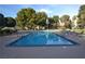 Spacious community pool area featuring a clean pool and lounging space at 725 N Royal Crest Cir # 213, Las Vegas, NV 89169