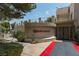 Entrance to the Casablanca with beautiful landscaping, and clean modern design at 725 N Royal Crest Cir # 213, Las Vegas, NV 89169