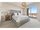 Comfortable primary bedroom boasting ample natural light and scenic views at 8255 Las Vegas Blvd # 610, Las Vegas, NV 89123