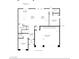 Detailed floorplan of the home's main level, showcasing the kitchen, living spaces, and garage layout at 9007 Antora Summit St, Las Vegas, NV 89166