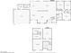 Detailed floor plan showing layout of the property's two levels, including bedroom and garage placements at 2501 Wimbledon Dr, Las Vegas, NV 89107