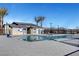 A community pool with clear water and concrete pool decking at 2657 Fawn Beige Ct, North Las Vegas, NV 89086