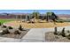 Community playground with modern play structure and mature landscaping at 2657 Fawn Beige Ct, North Las Vegas, NV 89086