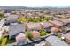 An aerial view of a home, highlighting its proximity to nearby amenities and the spaciousness of the surrounding lots at 3204 Romanesque Art Ave, Henderson, NV 89044