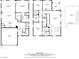 Combined floor plans showing the layout of the home's first floor, second floor and terrace at 436 Trevinca St, Las Vegas, NV 89138