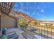 Relaxing balcony with views of a mountain range, neighborhood, and partial lake view at 536 Greenbriar Pl, Boulder City, NV 89005