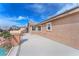 Spacious upper balcony with iron railing offers plenty of room for relaxing and entertaining at 5868 Revital Ct, Las Vegas, NV 89131