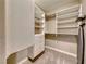 Walk-in closet with adjustable shelving and drawers at 65 Luce Del Sole # 1, Henderson, NV 89011