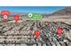 Neighborhood aerial view, showing close proximity to Las Vegas High School and Hollywood Regional Park at 6832 Upland Heights Ave, Las Vegas, NV 89142