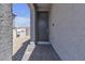 Close-up of the front door entrance with brick-paved walkway at 6832 Upland Heights Ave, Las Vegas, NV 89142